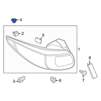 Mazda OE - Back Up Light Grommet