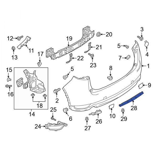 Bumper Splash Shield