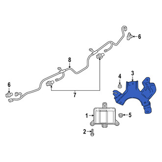 Mazda OE - Left Blind Spot Detection System Warning Sensor Bracket