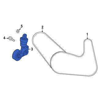 Mazda OE - Accessory Drive Belt Tensioner Assembly