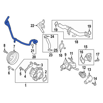 Mazda OE - Engine Coolant Inlet Flange