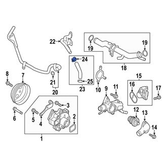 Mazda OE - Upper Radiator Hose Clamp