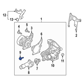 Mazda OE - Engine Water Pump Housing Bolt