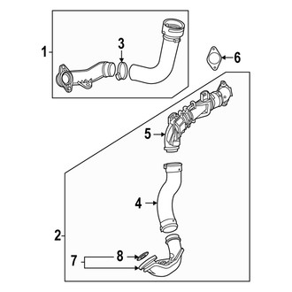 Mazda OE - Cooling - Hoses & Pipes (2.2L)