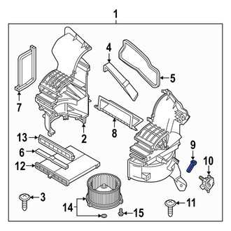 Mazda OE - HVAC Mode Door Lever Link