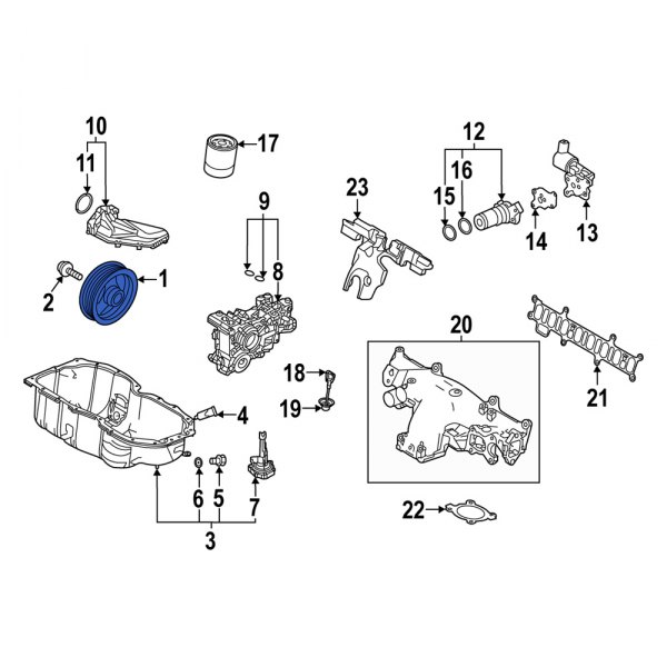 Engine Crankshaft Pulley