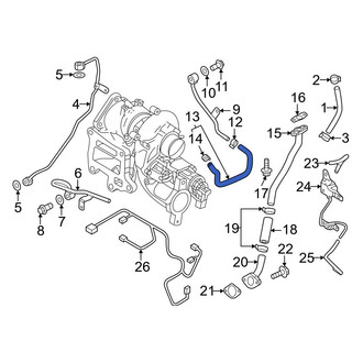 Mazda OE - Engine Coolant Pipe