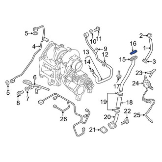 Mazda OE - Brake Hydraulic Hose Caliper Bolt Washer
