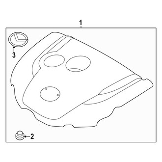 Mazda OE - Engine / Transaxle - Engine Appearance Cover (2.2L)