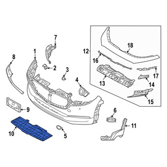 Mazda OE - Front Radiator Support Splash Shield