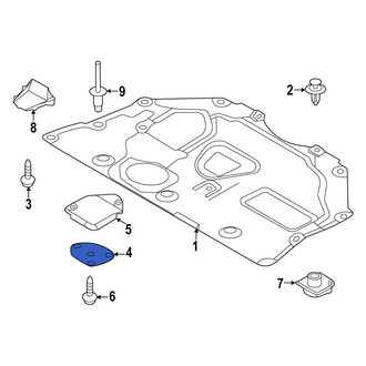 Mazda OE - Front Right Engine Oil Drain Plug Access Cover