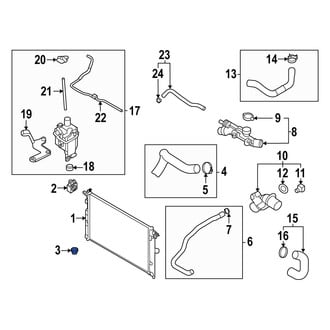 Mazda OE - Lower Radiator Insulator