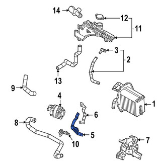 Mazda OE - Lower Engine Water Pump Bracket
