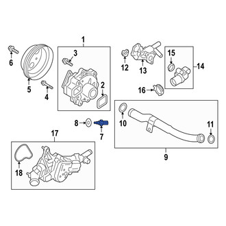 Mazda OE - Engine Coolant Temperature Sensor