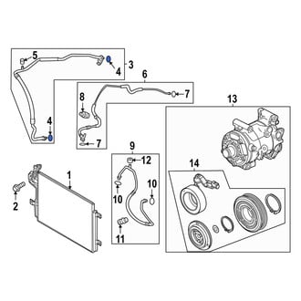 Mazda OE - A/C Refrigerant Line O-Ring