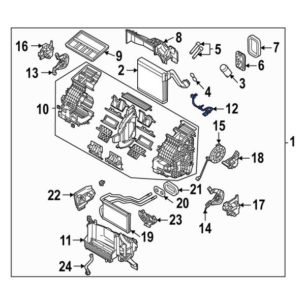 A/C Evaporator Temperature Sensor