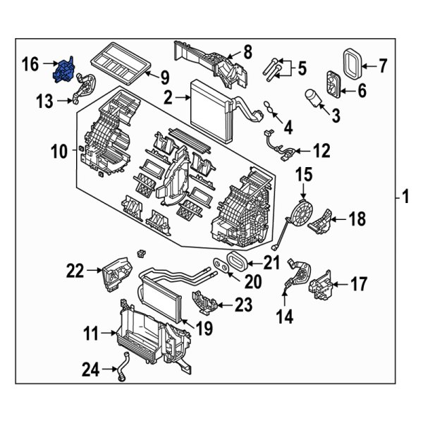 HVAC Blend Door Actuator