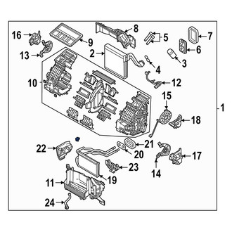 Mazda OE - HVAC Unit Case Assembly