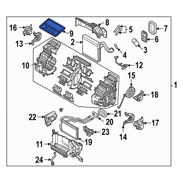 HVAC Unit Case Seal Kit