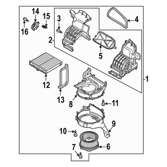 Mazda OE - HVAC Recirculation Door Actuator Link