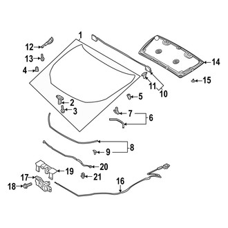 Mazda OE - Hood & Components