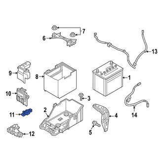 Mazda OE - Battery Cable Terminal End