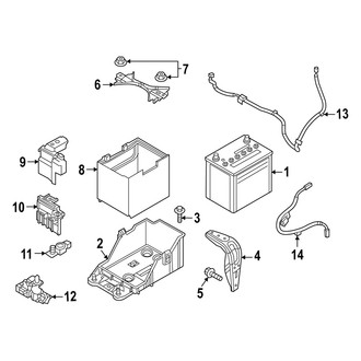 Mazda OE - Electrical - Battery