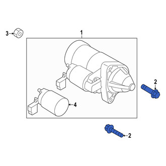 Mazda OE - Starter Bolt