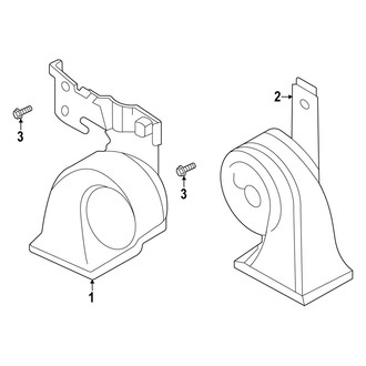 Mazda OE - Electrical - Horn (Base / Preferred / Premium / Select)