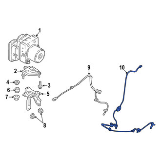 Mazda OE - Rear Right ABS Wheel Speed Sensor