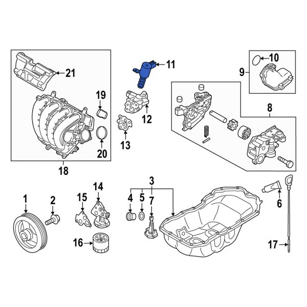 Engine Variable Valve Timing (VVT) Solenoid