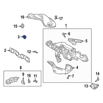 Mazda OE - Exhaust Manifold Nut