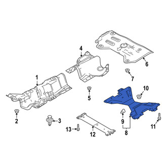 Mazda OE - Center Lower Floor Pan Heat Shield
