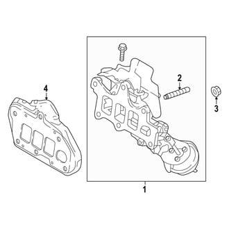 Mazda OE - Exhaust System - Manifold