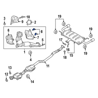 Mazda OE - Upper Exhaust Manifold Heat Shield Bolt