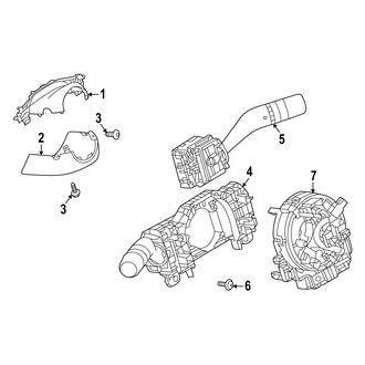 Mazda OE - Steering Column - Shroud, Switches & Levers