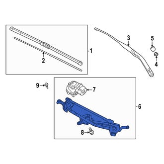 Mazda OE - Front Wiper Motor