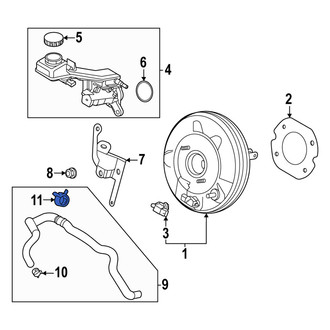 Mazda OE - Power Brake Booster Vacuum Hose Clamp
