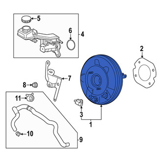 Mazda OE - Power Brake Booster