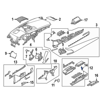 Mazda OE - Front Glove Box Support