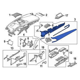 Mazda OE - Right Instrument Panel Trim Panel