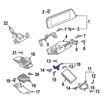 Mazda OE - Upper Radio Bracket