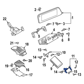 Mazda OE - Lower Radio Bracket