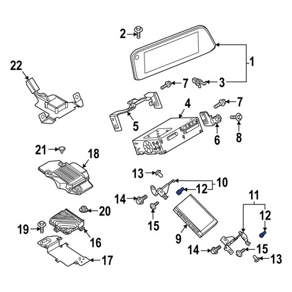 Mazda Oe Gj2167992 - Radio Insulator