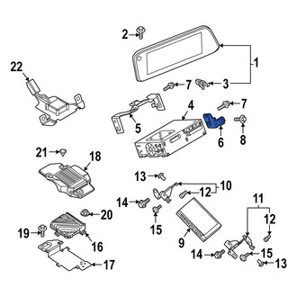 Mazda OE - Right Radio Bracket