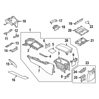 Mazda OE - Center Console (Console & Trim)