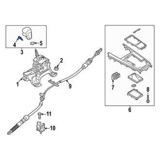 Mazda OE - Automatic Transmission Shift Lever Knob Cover