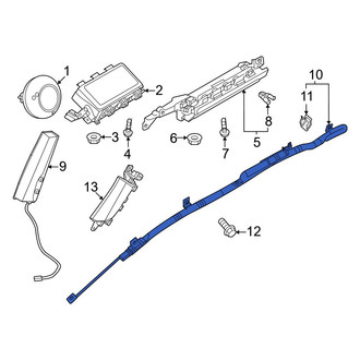 Mazda OE - Left Curtain Air Bag