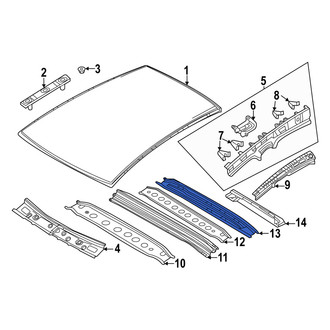 Mazda OE - Rear Roof Panel Reinforcement