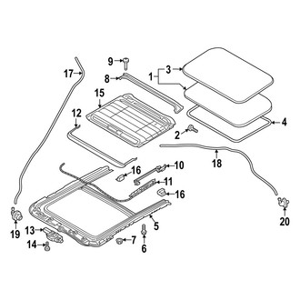 Mazda OE - Roof - Sunroof (With Sunroof)